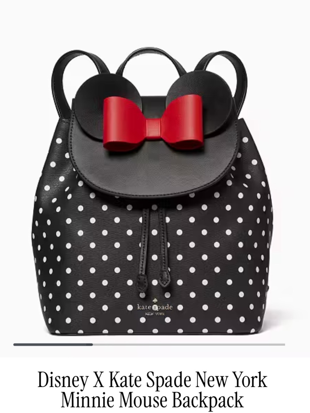 Disney x Kate Spade New York Minnie Mouse Backpack